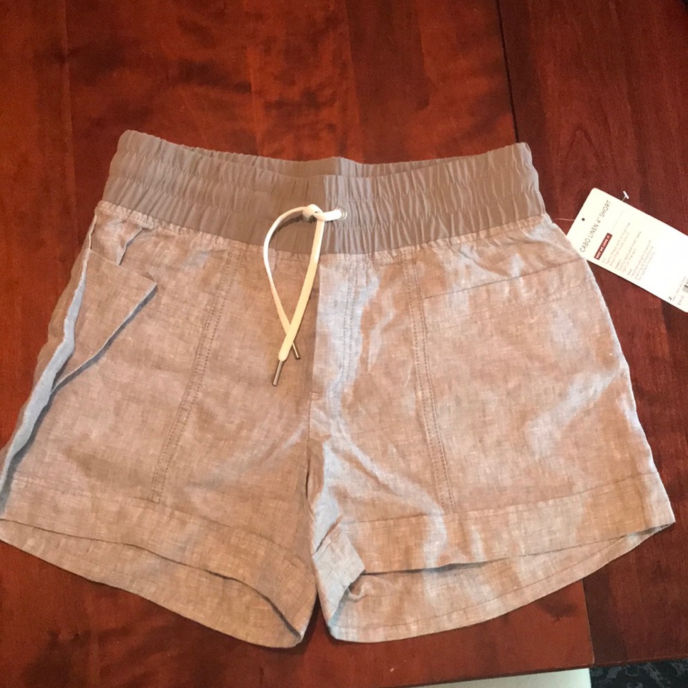 Athleta Cabo linen shorts